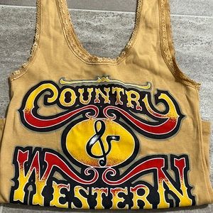 BANDIT graphic country and western tank